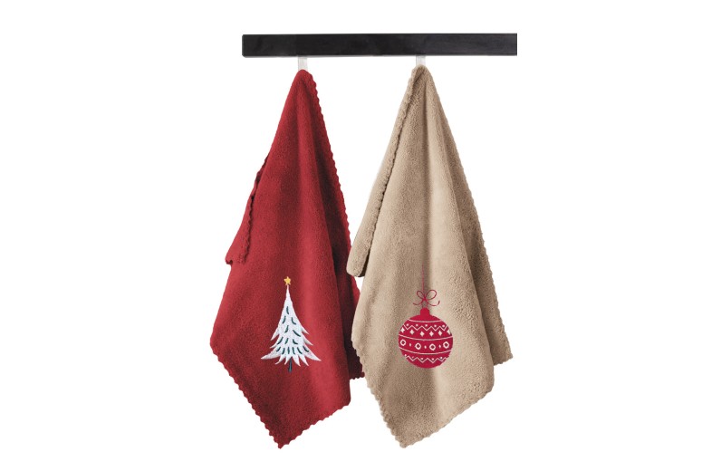 Πετσέτα Κουζίνας Χριστουγεννιάτικη Set 2