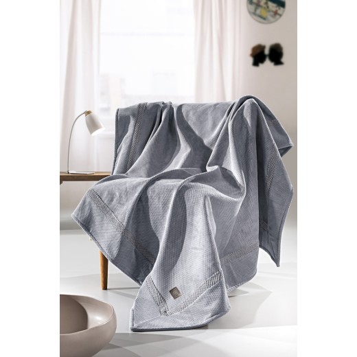 Ριχτάρι Καναπέ Rubicon Silver (Τριθέσιος) 170x300
