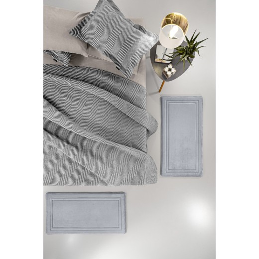 Σετ 2τμχ Χαλί Softy Silver