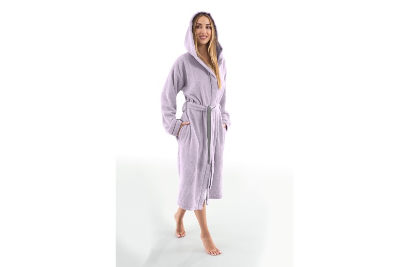 Μπουρνούζι Casual Lilac