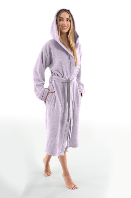 Μπουρνούζι Casual Lilac Large