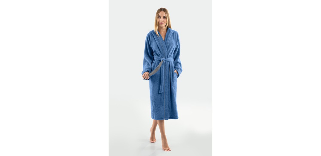 Μπουρνούζι Casual Blue