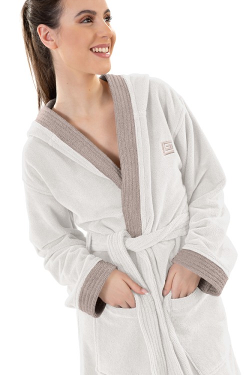 Μπουρνούζι Monogram Perla 