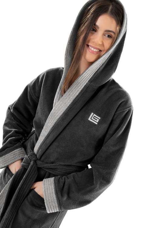 Μπουρνούζι Monogram Black XXLarge