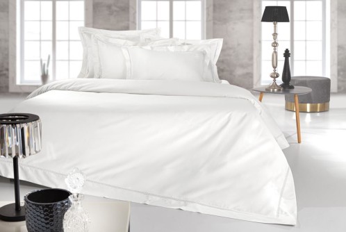 Σετ 3τμχ Παπλωματοθήκη Blend White