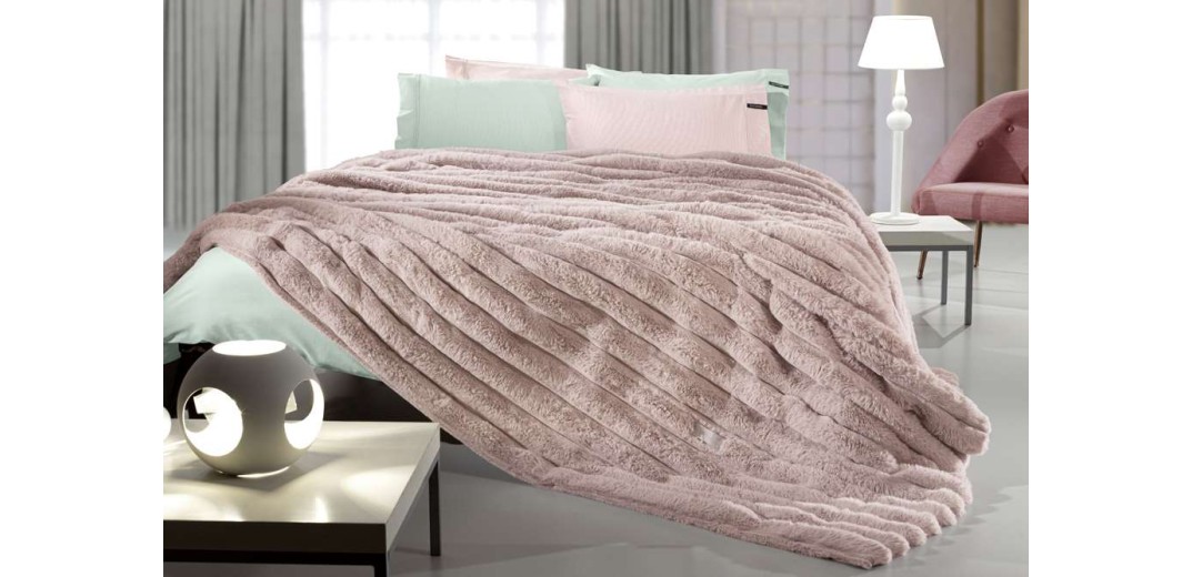 Κουβέρτα St.Moritz Old Pink