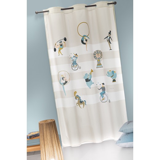 Κουρτίνα Soft - Touch Enjoy Sky με Τρουκς