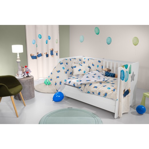 Σετ 3τμχ. Βρεφικά Σεντόνια Pet Blue