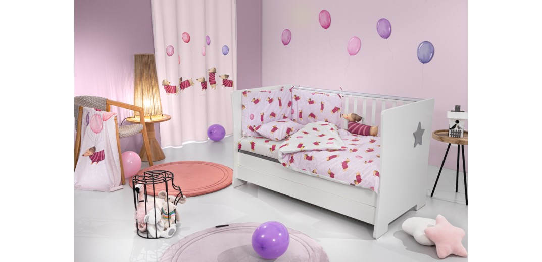 Σετ 3τμχ. Βρεφικά Σεντόνια Pet Fuchsia