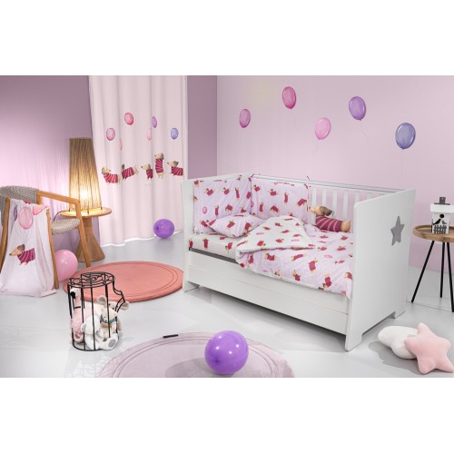 Σετ 3τμχ. Βρεφικά Σεντόνια Pet Fuchsia