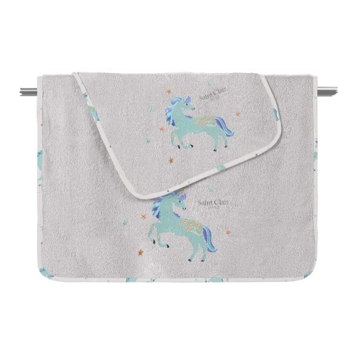 Σετ 2τμχ. Βρεφικές Πετσέτες Pinto Aqua