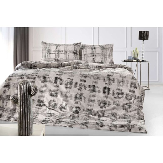 Σετ 3τμχ Παπλωματοθήκη Mezzo Natural Flannel