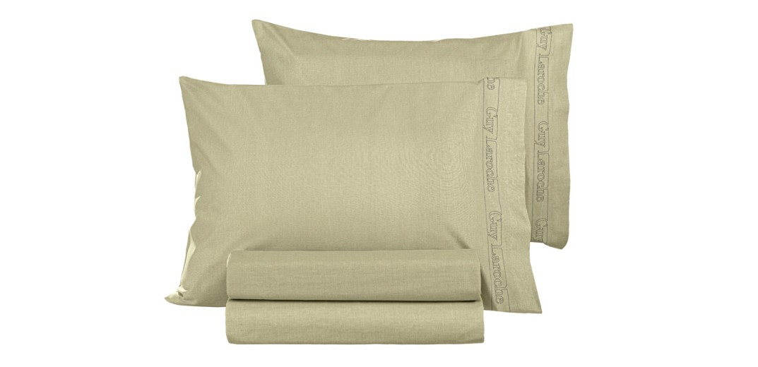 Ζεύγος Μαξιλαροθήκες Color Plus Olive