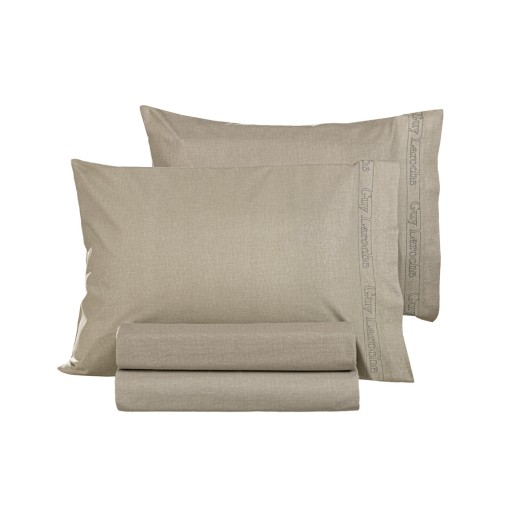 Ζεύγος Μαξιλαροθήκες Color Plus Taupe