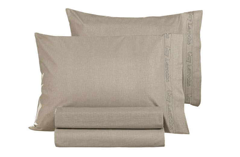 Ζεύγος Μαξιλαροθήκες Color Plus Taupe