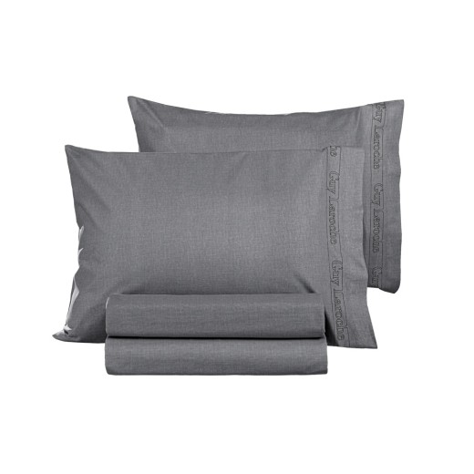 Ζεύγος Μαξιλαροθήκες Color Plus Anthracite