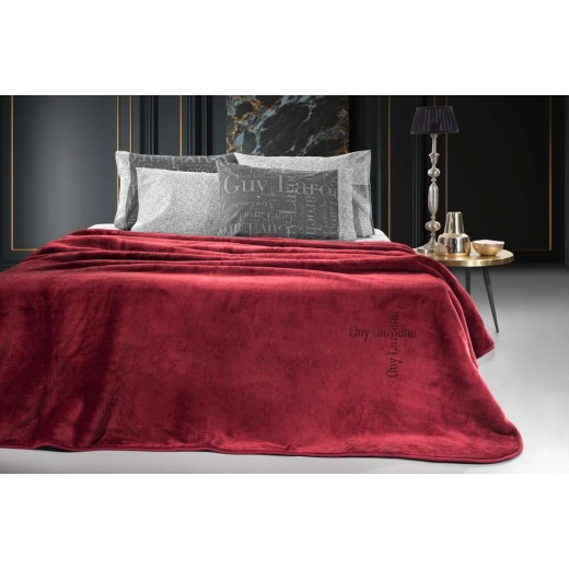 Κουβέρτα Logo Burgundy