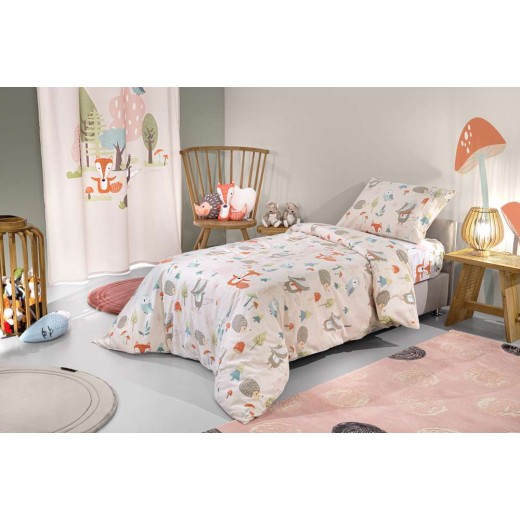 Σετ 3τμχ. Παιδικά Σεντόνια Timber Pudra