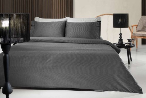 Παπλωματοθήκη Minimal Black & White 