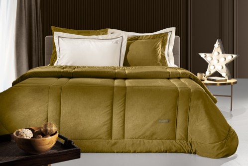 Πάπλωμα Crystal Velvet Golden 180x220