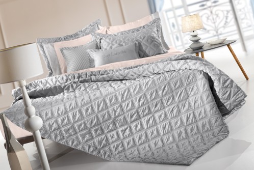 Σετ 3τμχ Κουβερλί Fiera Silver 240x250