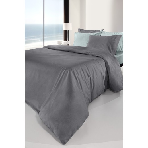 Σεντόνι Color Plus Anthracite με Λάστιχο