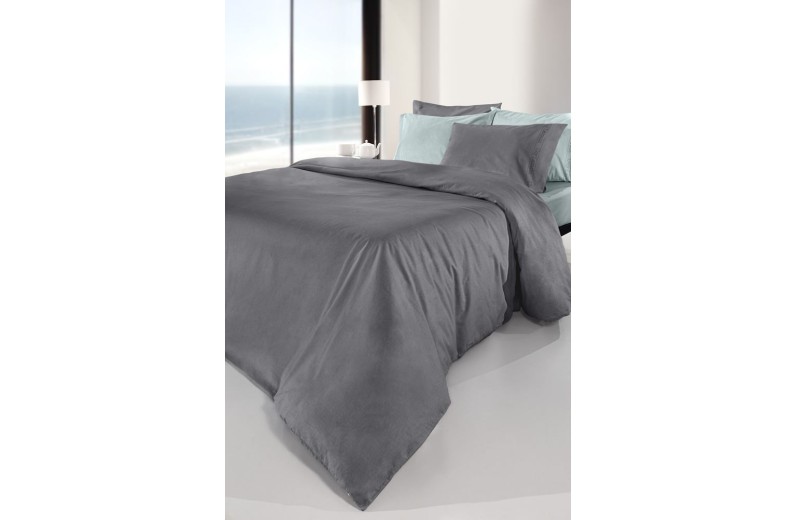 Σεντόνι Color Plus Anthracite με Λάστιχο