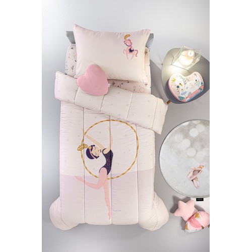 Κουβερλί Enjoy Pinky Suede