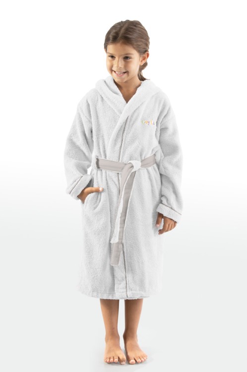 Παιδικό Μπουρνούζι Kiddies White