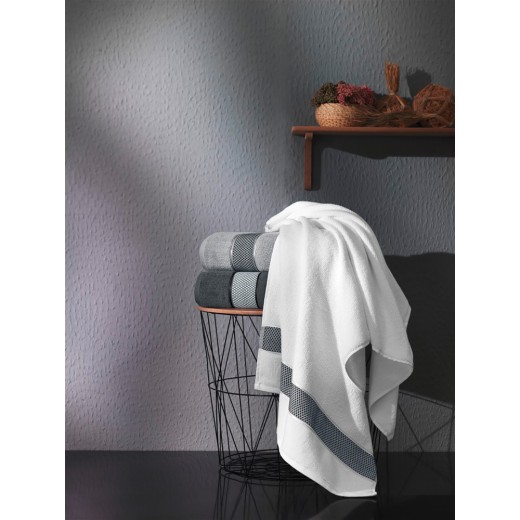 Πετσέτα Προσώπου Arten Anthracite 50x90