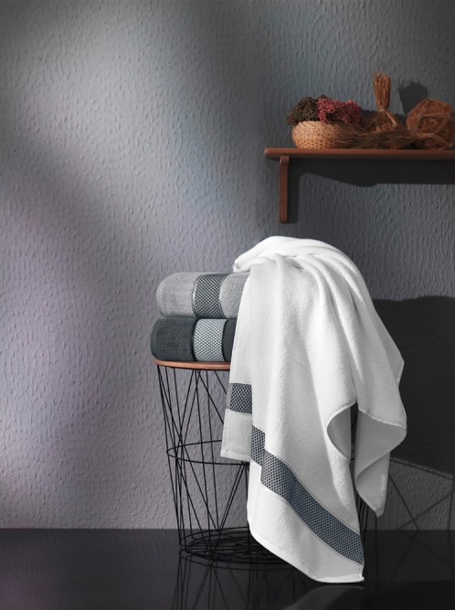 Πετσέτα Προσώπου Arten Anthracite 50x90
