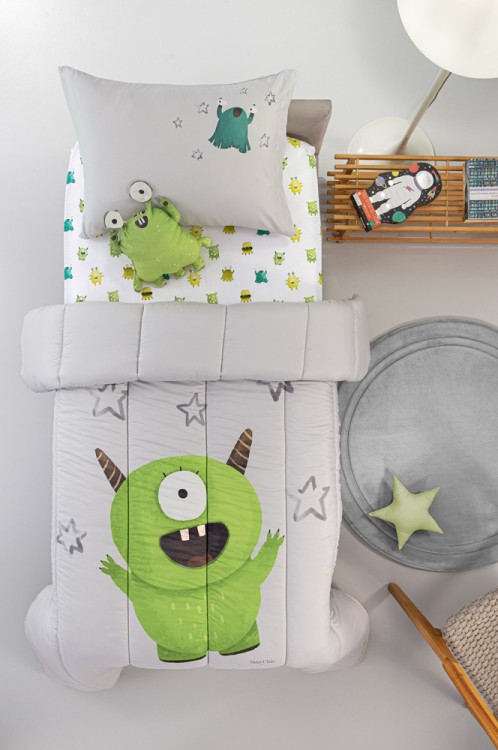 Κουβερλί Monsters Lime Suede