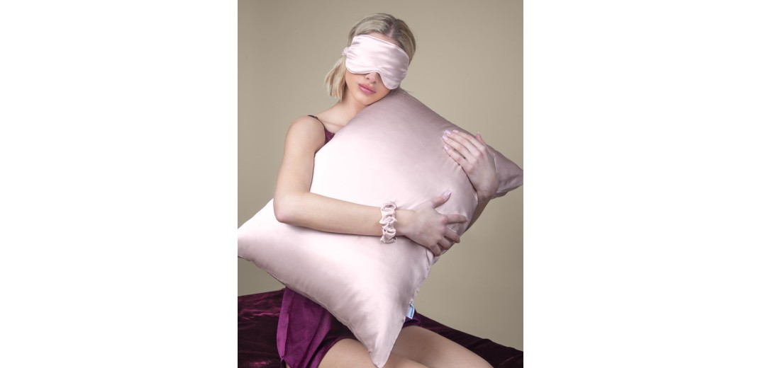 Μεταξωτή Μαξιλαροθήκη Beauty Sleep Pudra