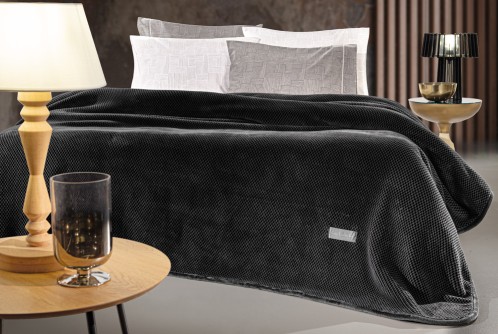 Κουβέρτα Cheval Antracite