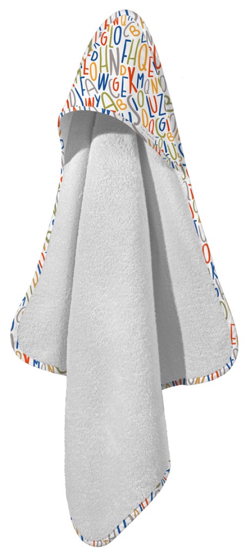 Βρεφικό Μπουρνούζι - Κάπα Letters Multi