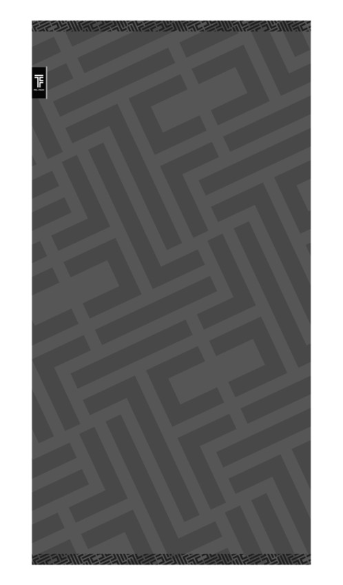 Πετσέτα Θαλάσσης Fresh Anthracite