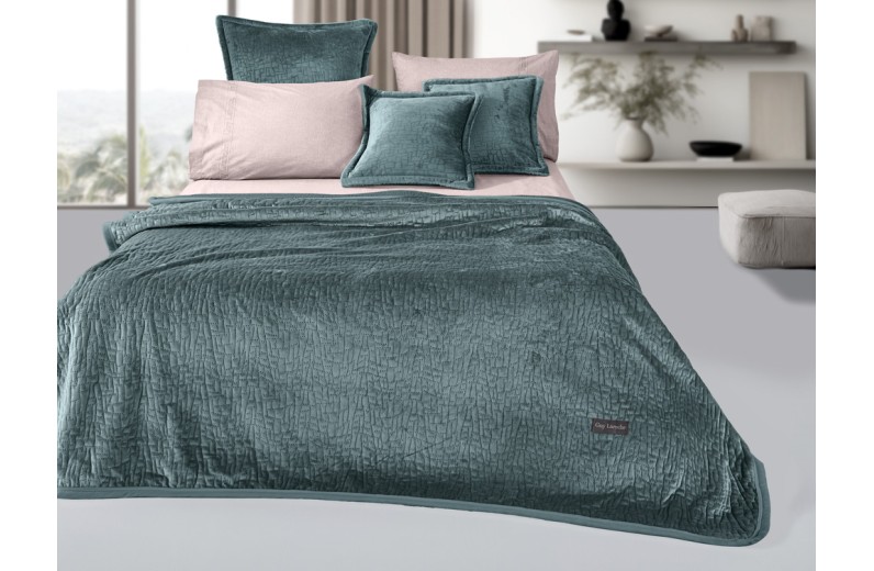 Σετ 2τμχ Κουβέρτα Bolzano Emerald 180x220