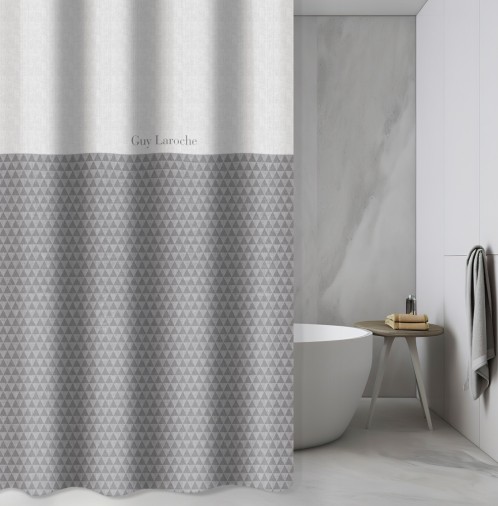 Κουρτίνα Μπάνιου Tokyo Silver 180x185