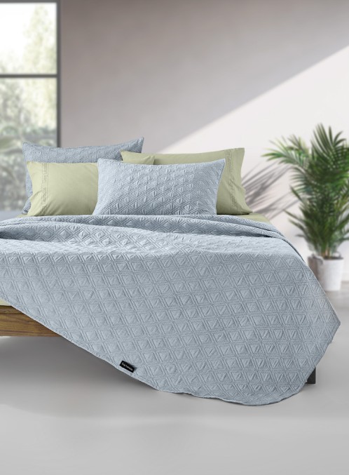 Σετ 2τμχ Κουβερλί Tempest Blue 220x240