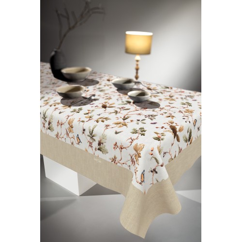 Αλέκιαστο και Αδιάβροχο Τραπεζομάντηλο 1045 Natural 145x220