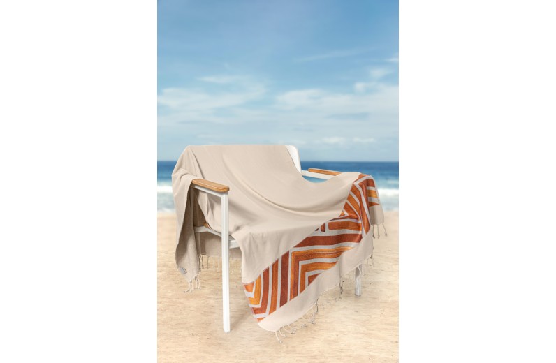 Πετσέτα Θαλάσσης Pestemal 19 Beige 