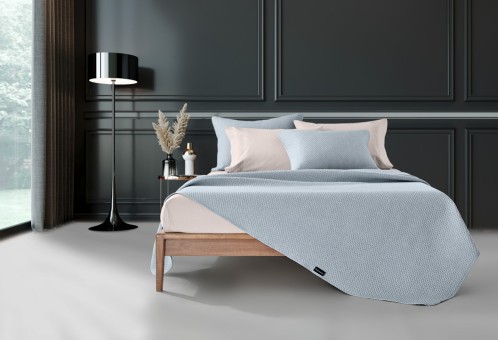 Σετ 2τμχ Κουβερλί Idol Blue 