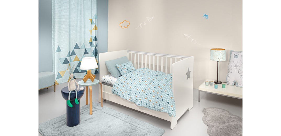 Σετ 3τμχ Βρεφικά Σεντόνια Two 2 Twenty Aqua