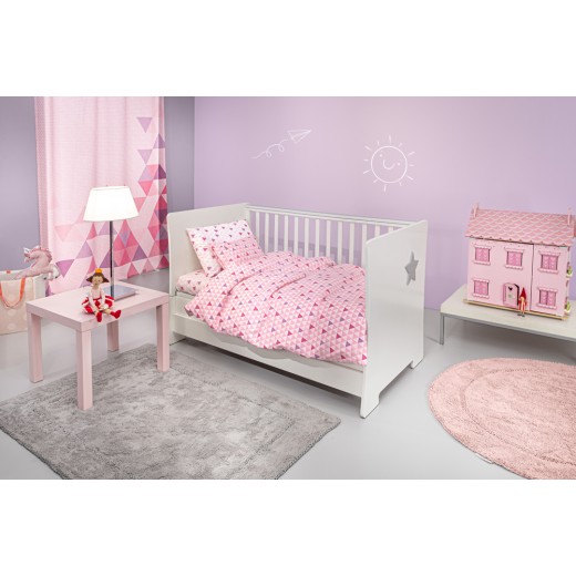 Σετ 3τμχ Βρεφικά Σεντόνια Two 2 Twenty Fuchsia