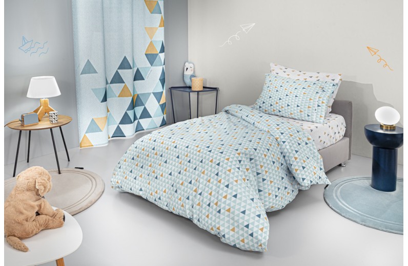 Σετ 3τμχ Παιδικά Σεντόνια Two 2 Twenty Aqua