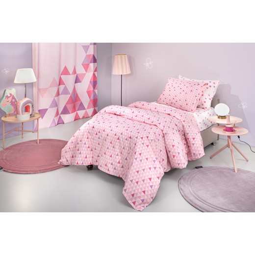 Σετ 3τμχ Παιδικά Σεντόνια Two 2 Twenty Fuchsia