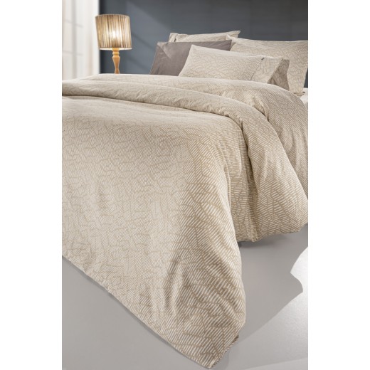 Σετ 4τμχ Σεντόνια Brenta Camel Flannel