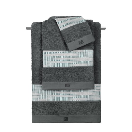 Σετ 3τμχ Πετσέτες Cuba Cement - Anthracite