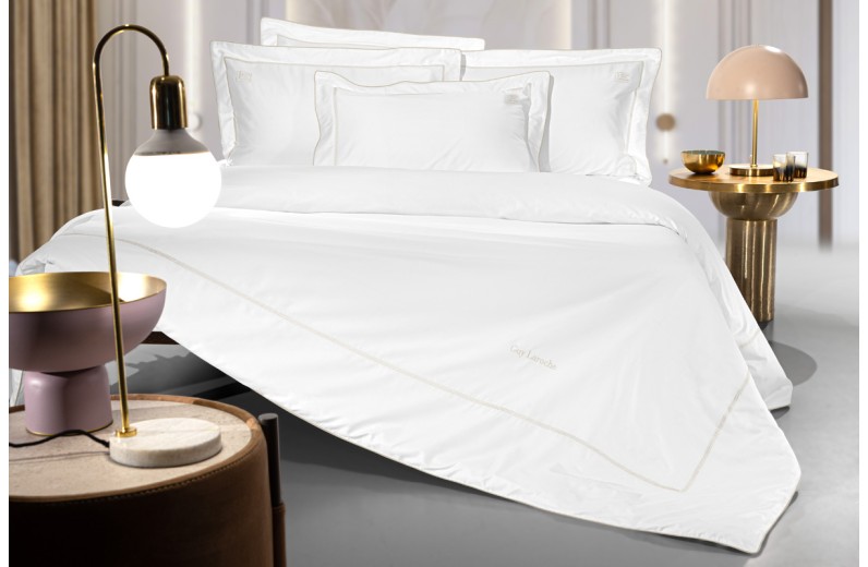 Σετ 3τμχ Παπλωματοθήκη Elite White/Beige