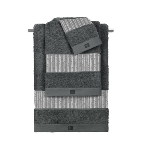 Σετ 3τμχ Πετσέτες Tudor Grey - Anthracite